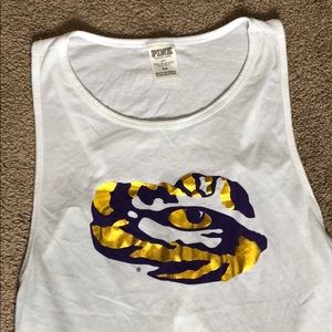 VS Pink LSU Tigers Open Back Tank
